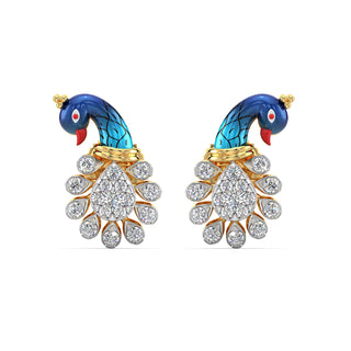 Majestic Glory Earrings-Yellow Gold