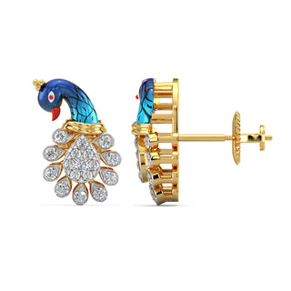 Majestic Glory Earrings-Yellow Gold