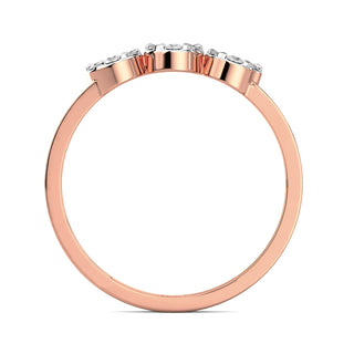 Symphony Diamond Ring-Rose Gold