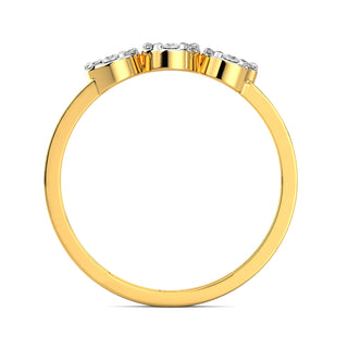 Symphony Diamond Ring-Yellow Gold