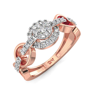 Everlasting Diamond Ring-Rose Gold