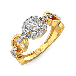 Everlasting Diamond Ring-Yellow Gold