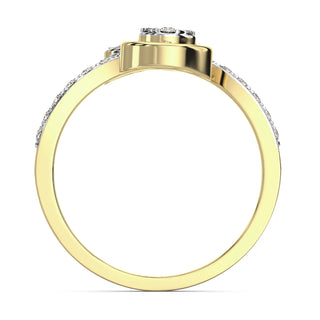 Brilliant Blossoms Diamond Ring-Yellow Gold