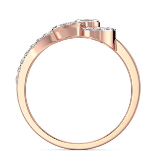 Gracious Leaf Ring-Rose Gold
