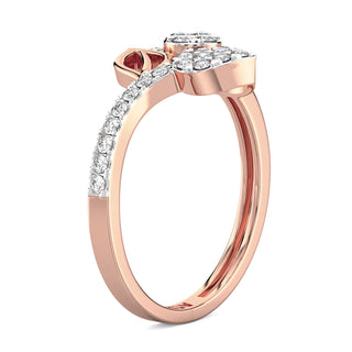 Gracious Leaf Ring-Rose Gold