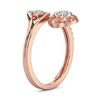 Urban Dazzle Ring-Rose Gold