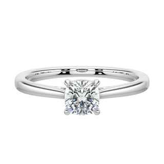 Timeless Solitaire Ring-White Gold