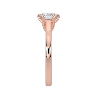 Solitaire Engagement Rings-Rose Gold