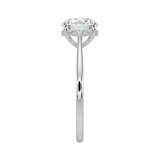 Serene LGD Solitaire Ring-White Gold