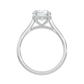 Serene LGD Solitaire Ring-White Gold