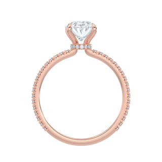 Orbit Oval LGD Solitaire Ring-Rose Gold