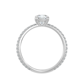 Serenity Solitaire Ring-White Gold
