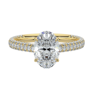 Twilight LGD Solitaire Ring-Yellow Gold