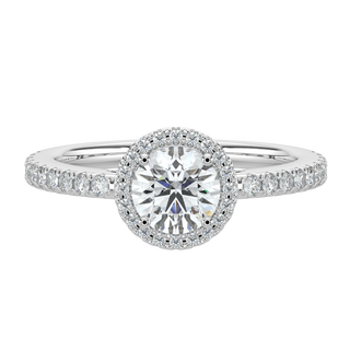 Wedding LGD Solitaire Ring-White Gold
