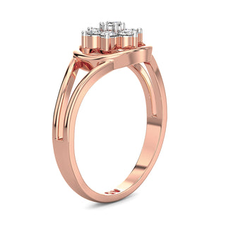 Wildflower Diamond Ring-Rose Gold