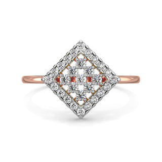 Whispers Diamond Ring-Rose Gold