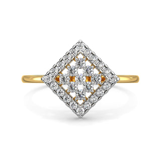 Whispers Diamond Ring-Yellow Gold