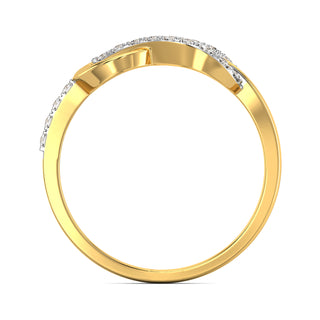 Infinity Promise Diamond Ring-Yellow Gold
