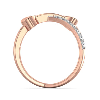 Heartbeat Diamond Ring-Rose Gold