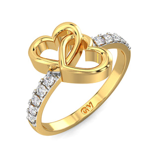 Forever Yours Diamond Ring-Yellow Gold