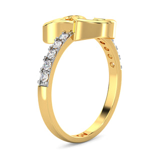 Forever Yours Diamond Ring-Yellow Gold