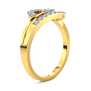 Starlit Diamond Ring-Yellow Gold