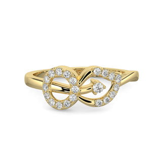 Petal Diamond Ring-Yellow Gold