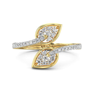 Blooming Petals Ring-Yellow Gold