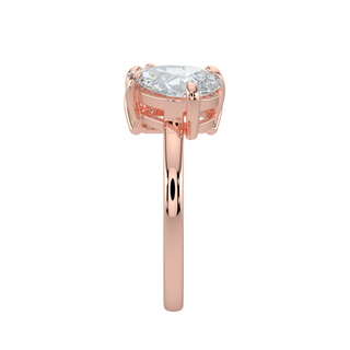 Sparkle LGD Solitaire Ring-Rose Gold