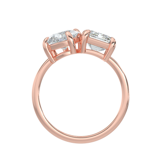 Sparkle LGD Solitaire Ring-Rose Gold