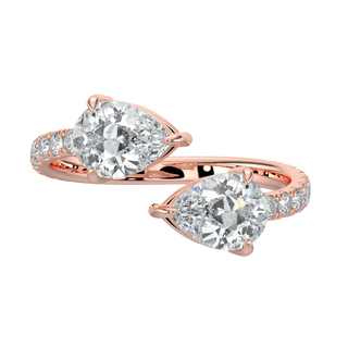 Blossom LGD Solitaire Ring-Rose Gold