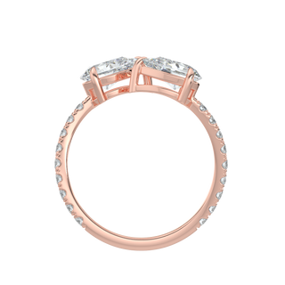 Blossom LGD Solitaire Ring-Rose Gold