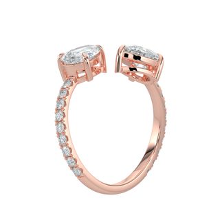 Blossom LGD Solitaire Ring-Rose Gold
