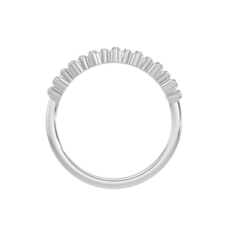 Baguette Diamond Band-White Gold