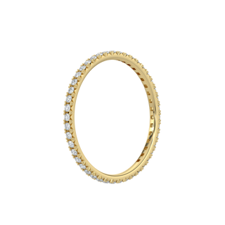 Forever Diamond Band-Yellow Gold