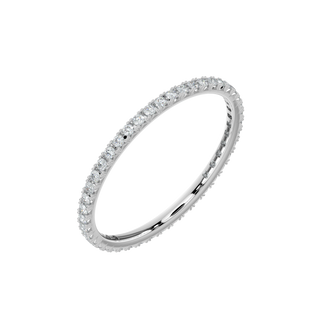 Forever Diamond Band-White Gold