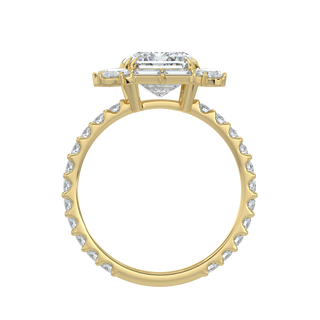 Vintage Emerald LGD Solitaire Ring-Yellow Gold