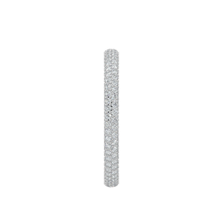 Twinkling Diamond Band-White Gold