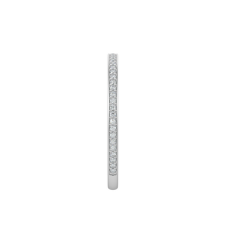 Stackable Diamond Band-White Gold