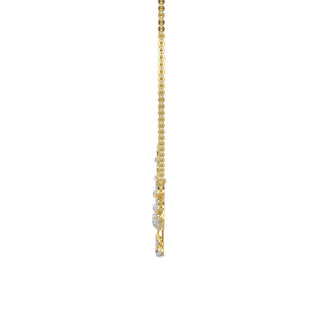 Sparkle Diamond Necklace-Yellow Gold