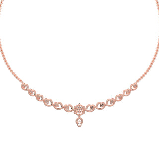 Enchanted Diamond Necklace-Rose Gold