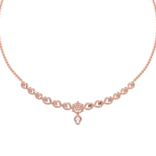 Enchanted Diamond Necklace-Rose Gold