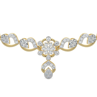 Enchanted Diamond Necklace-Yellow Gold