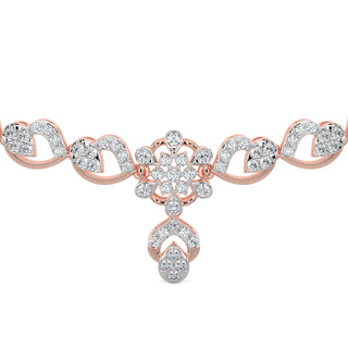 Enchanted Diamond Necklace-Rose Gold