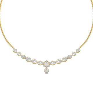 Enchanted Diamond Necklace-Yellow Gold