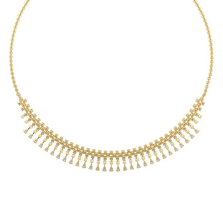 Moonlit Diamond Necklace-Yellow Gold