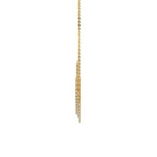 Moonlit Diamond Necklace-Yellow Gold