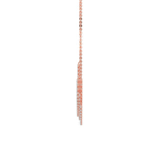 Moonlit Diamond Necklace-Rose Gold