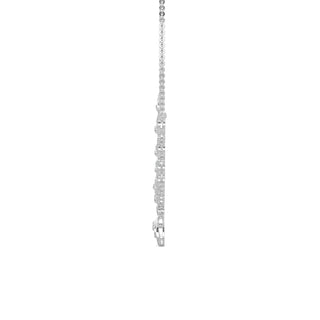 Delicate Charm Necklace-White Gold