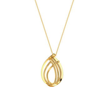 Forever Shine Diamond Pendant-Yellow Gold